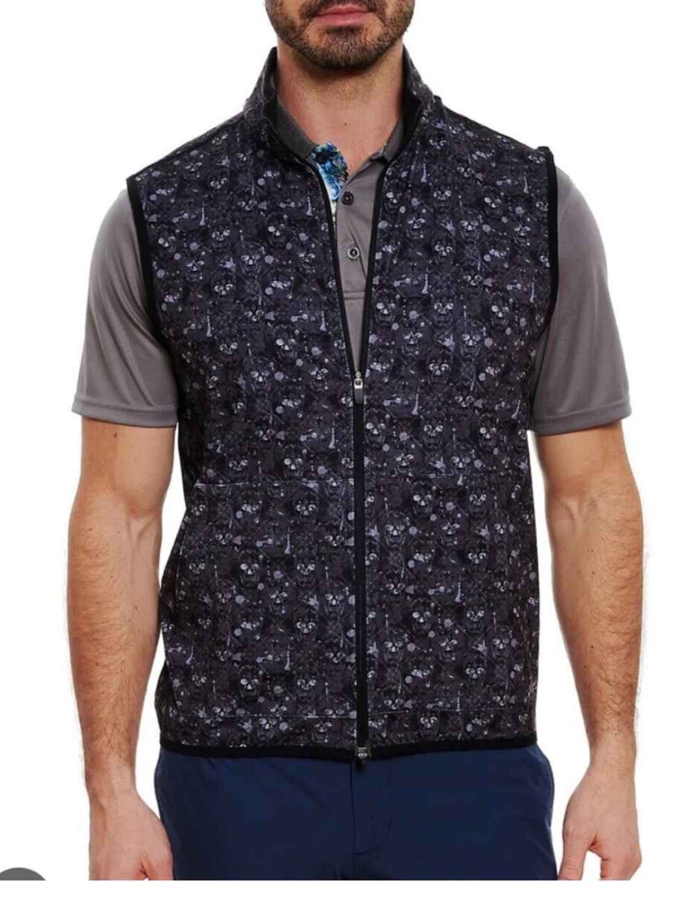 ROBERT GRAHAM MENS SKULL VEST
